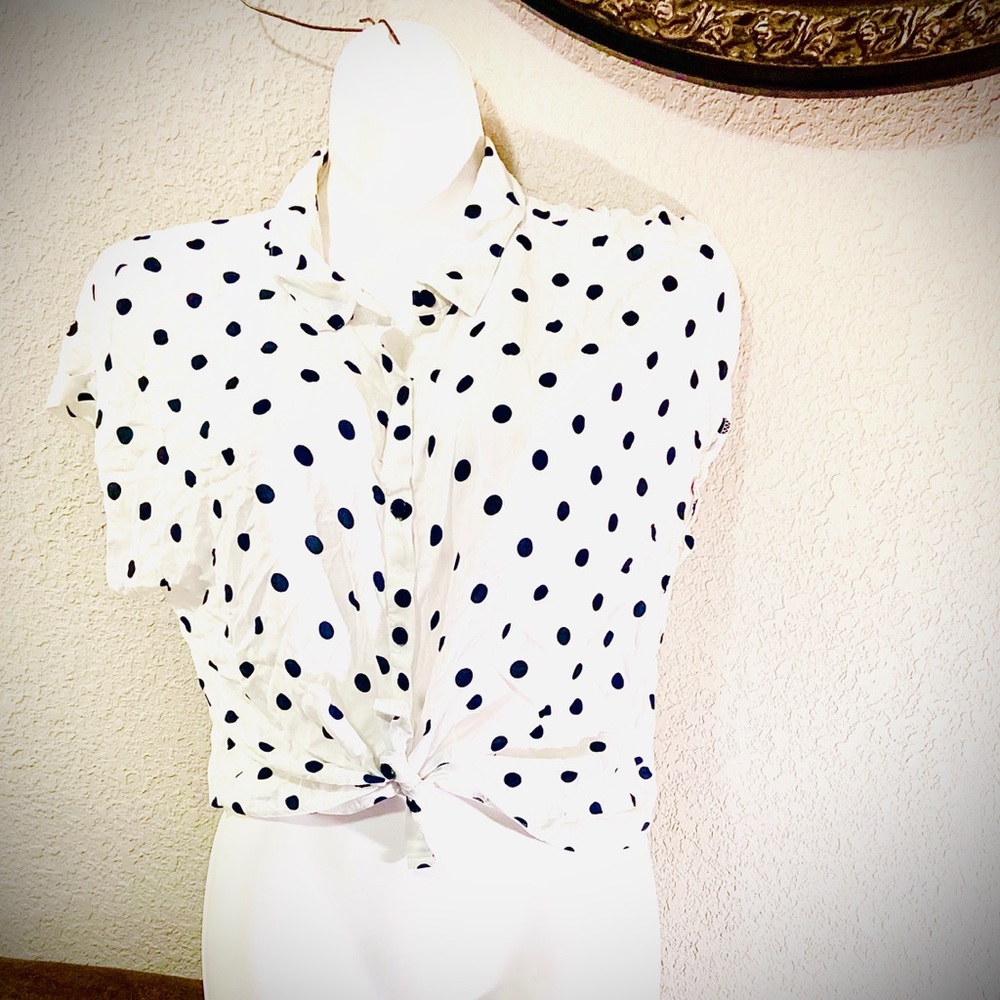 Women’s polka dot blouse